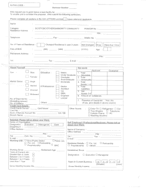 Loan Application Form