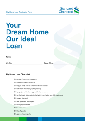 Home Loan Application Form