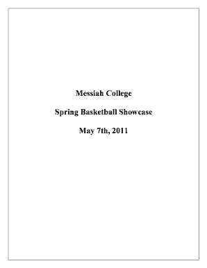 Spring 2011Tournament - Coach Packet - Messiah College - messiah