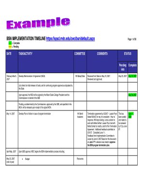 Final Report to Padron re BSN Implementation Timeline - updated 2007 Dec 14 doc Example. Florida Department of Education Degree Framework - mdc