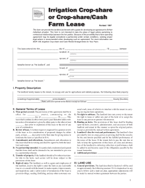 Farm Operating Lease Agreement