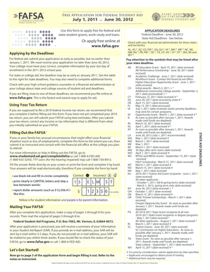 Free Application for Federal Student Aid