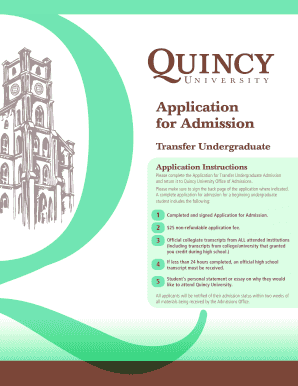 Transfer Undergraduate Application