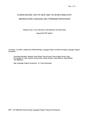 FLORIDA SCHOOL FOR THE DEAF AND THE BLIND (FSDB ... - rit