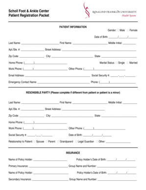 Patient Registration Packet