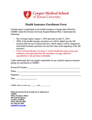 Health Insurance Enrollment Form