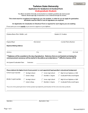 Technology sign out sheet - The official channel for University communication is a student's go - tarleton