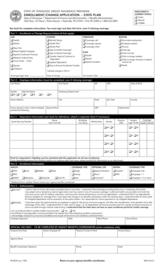 Tennessee Group Insurance Enrollment Form