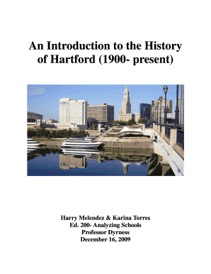 An Introduction to the History of Hartford (1900 ... - Trinity College - trincoll