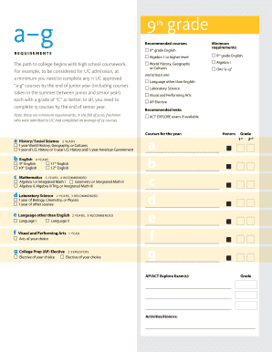 California College Admission Planner