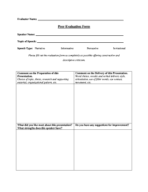 Peer Evaluation Form - uccs