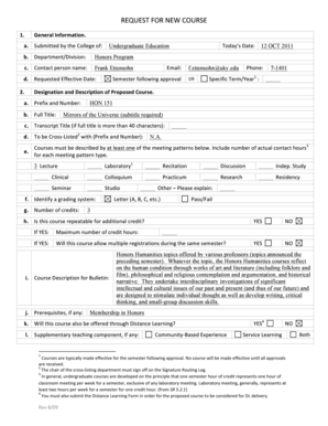 Ojt plan - HON 151 new crs form.doc. Dynamic Template for Creating Planning Staff Reports, - uky