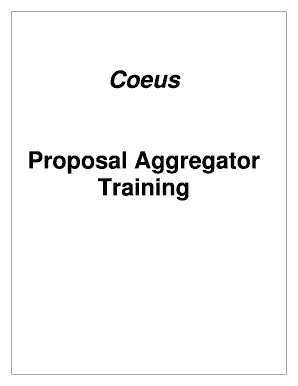 Proposal Aggregator Training - University of Maryland, Baltimore - umaryland