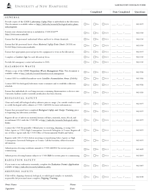 Fillable Online unh UNH-Check-in-Form - unh Fax Email Print - pdfFiller
