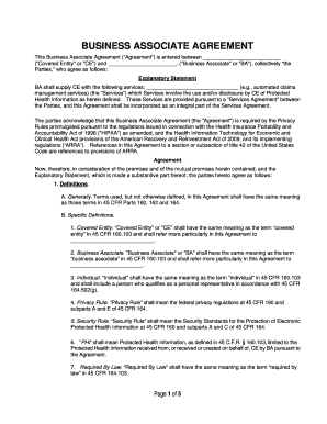 Business Associate Agreement