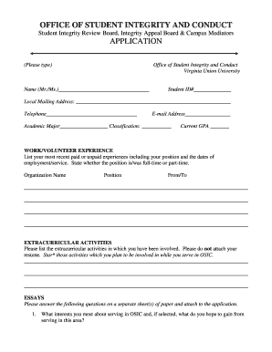 APPLICATION