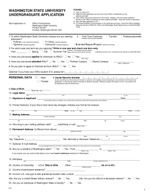 Form 433 b pdf - college application washington print outs