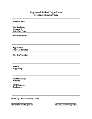 Meeting Minutes Template Doc from www.pdffiller.com
