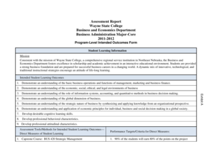 Assessment Report Bus Admin Core-IACBE Format 2012-Web Pag1 - wsc