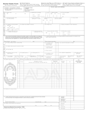 Dental Claim Form