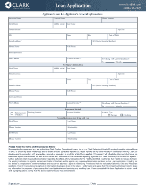 Loan Application Form