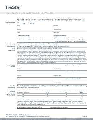 TreStar 3a Retirement Savings Application