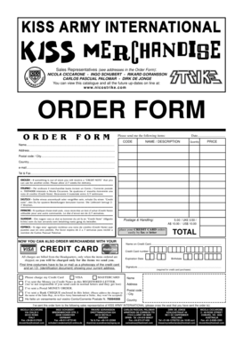 Order Form