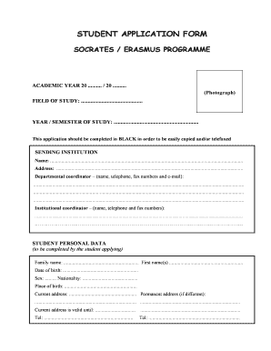 Student Application Form