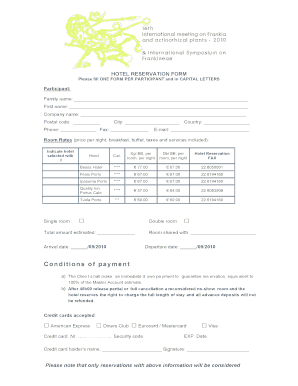 Hotel Reservation Form