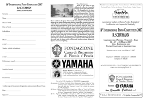 14 international piano competition 2007 r. schumann - acmrospigliosi