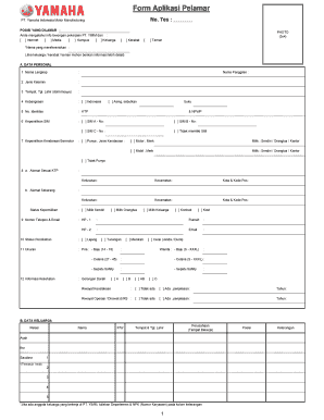 Cara Mengisi Form Aplikasi Pelamar - Fill Online, Printable, Fillable,  Blank | pdfFiller