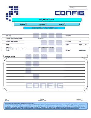 Dealer Partner Request Form