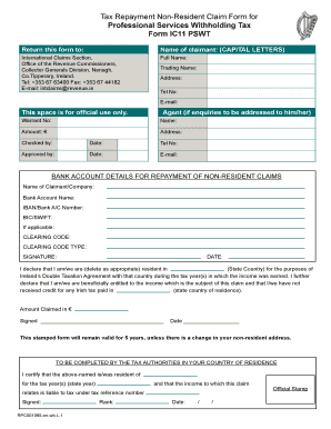 financial status questionnaire