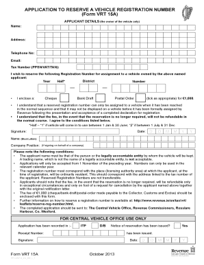 vrt 15a form