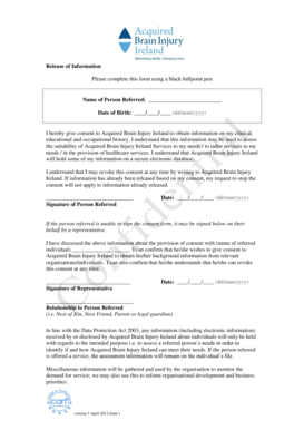 Release of Information Form