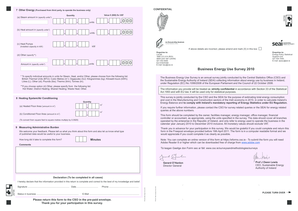 Business Energy Use Survey 2010