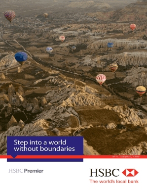 HSBC Premier Account Opening Form