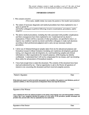 Informed Consent Form