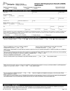 oseb application appeal mtcu form