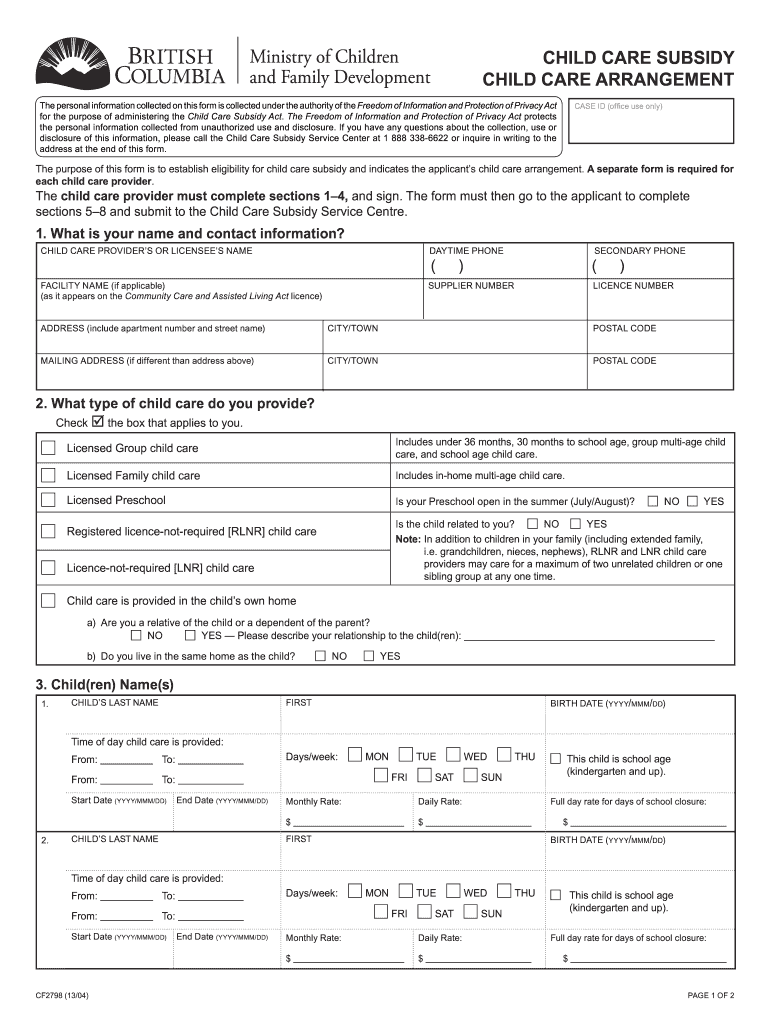 Cf2798 Fill Out Sign Online DocHub