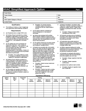 HVAC Compliance Forms