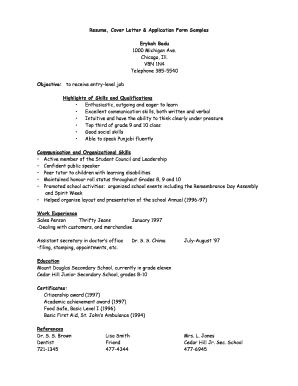 Simple application for teaching job pdf - professional cover letter examples