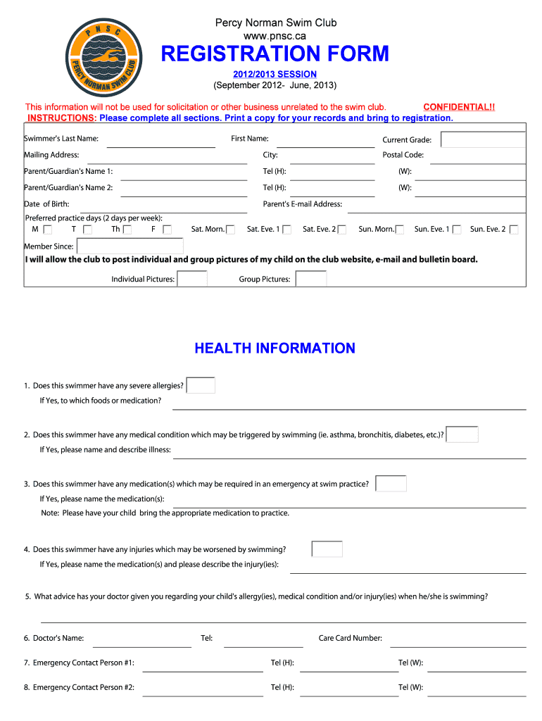 2004 Conference Registration Form - PNSC Preview on Page 1