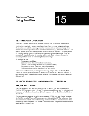 Forms fillable decsion tree