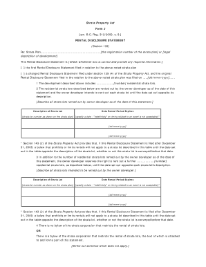 strata form j