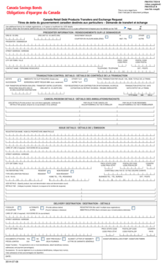 Canada Retail Debt Products Transfer Request