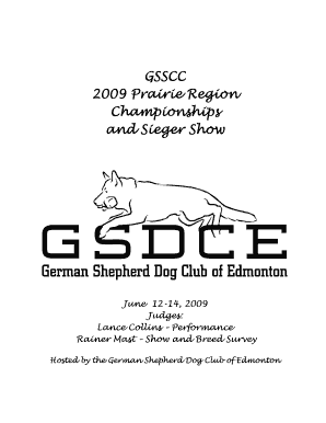 schutzhund brochure form