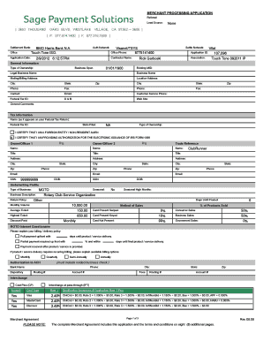 Merchant Processing Application