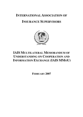 IAIS Multilateral Memorandum of Understanding on Cooperation and