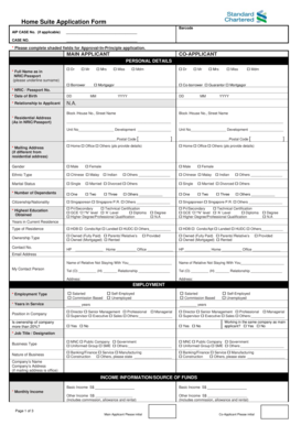 Home Suite Mortgage Application Form